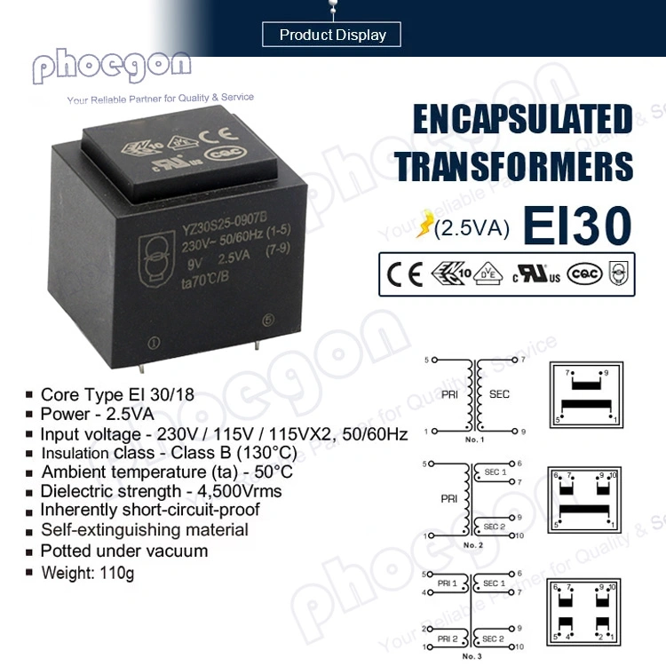 Epoxy Resin Encapsulated Isolating TTR Transformer