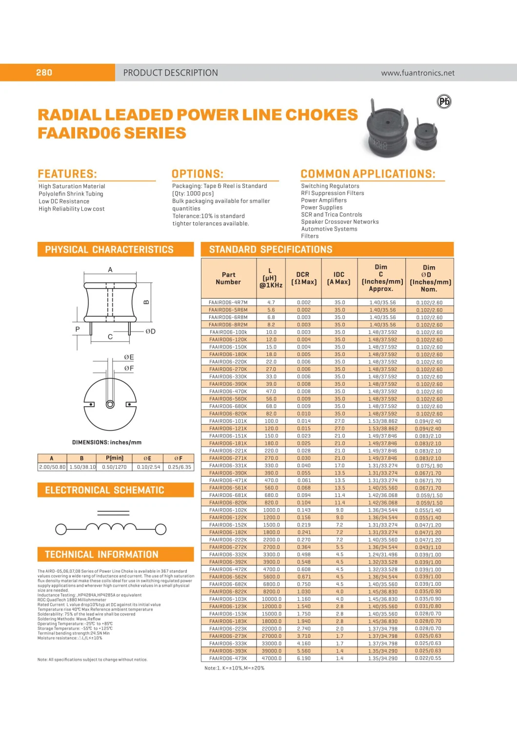 Rfi Suppression Filters/Power Amplifers/Power Supplies/Filters Use, Wildly Used Dr Inductor/DIP Inductance