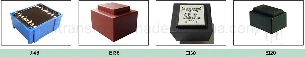 High quality PCB mount encapsulated transformer 12V with lamination sheet