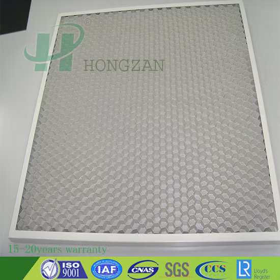 Экологически чистый строительный материал: алюминиевый сотовый сердечник.